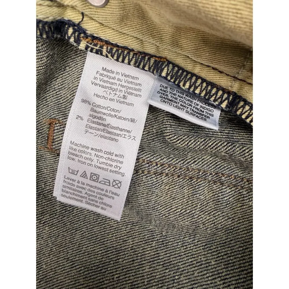 J.Crew 770 Straight Jeans Men’s 34x34 Dark Wash Stretch Denim Classic 5 Pocket